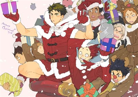 Diabolism666 Merry Christmas Haikyuu Anime Anime Haikyuu