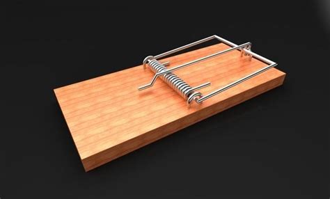 Mouse Trap Free 3d Model Cgtrader