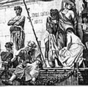 Ancient Rome Slave Market Poster By Granger