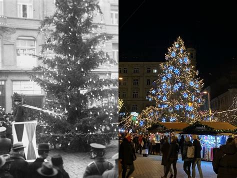 První Vánoční Strom V Československu Se Rozsvítil V Brně Tradice