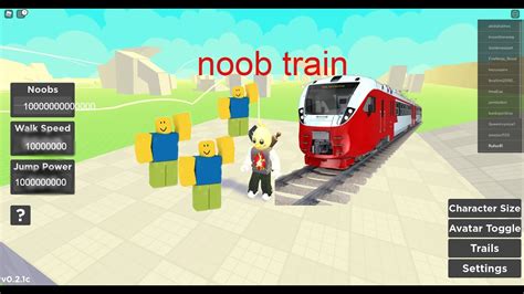 Roblox Noob Train How Many Noobs Youtube