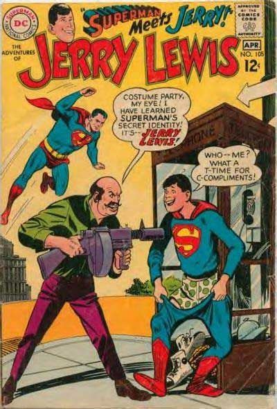 Jerry Lewis Meets Superman Superdickery Dc Comic Books Superman Comic Comic Covers