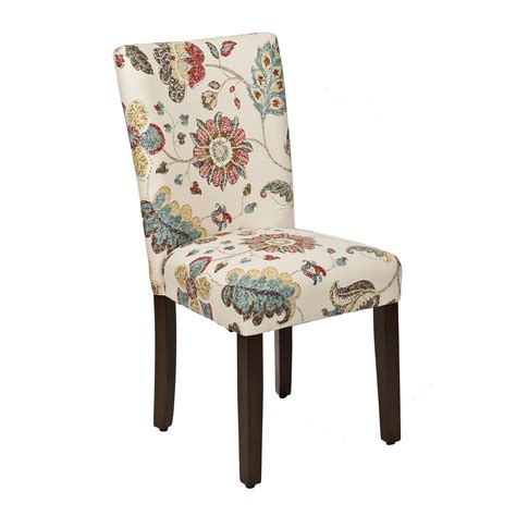 Sit In Style With Kirklands Floral Print Spring Poppy Parsons Chair