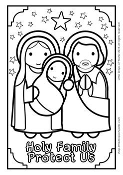Fully illuminated led color changing lights: Holy Family Coloring - Catholic by Little Drops of Water | TpT