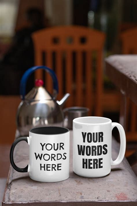 Create Your Own Coffee Mug Personalized Coffee Mug Custom Etsy