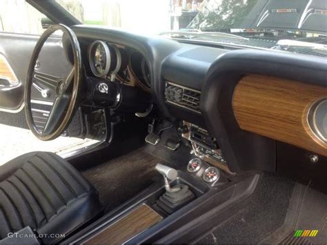 1970 Ford Mustang Mach 1 Black Dashboard Photo 90494553