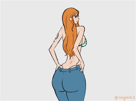 Rule 34 Animated Ass Big Breasts Bikini Bounce Cute Female Female Only Nami One Piece Oppai