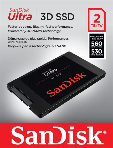 Sandisk Ultra 3d 2tb 25 Sata Iii Ssd Sdssdh3 2t00 G25 Ccl Computers