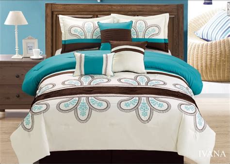White And Turquoise Bedding Sets Bedding Design Ideas