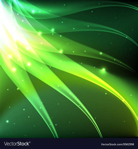 Shiny Green Abstract Background Royalty Free Vector Image