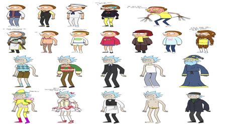 22 Rick And Mortys In Various Costumes Rickandmorty