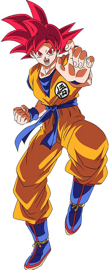 Super saiyan god son goku, dragon ball, son goku, super saiyan, anime. Goku Super Saiyan God render Dokkan Battle by ...