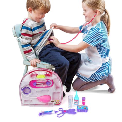 Vivefox Kids Doctor Kit Toys Medical Kit With Stethoscope Doctor