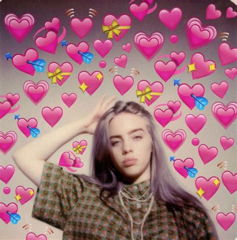 Billie Eilish Love Heart Emoji Billie Eilish Heart Meme