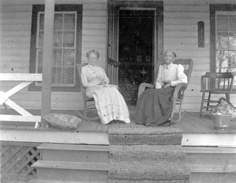 Florida Memory • Mrs Maxon And Grandma Maxon In Rocking Chairs On The