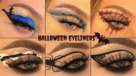 Artistic Eyeliners For Halloween Delineados De Ojos Artisticos