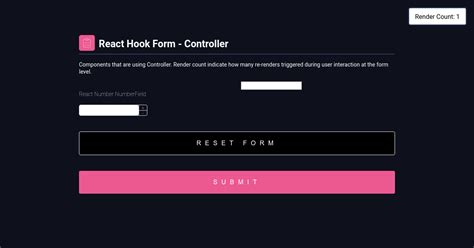 React Hook Form Controller Codesandbox