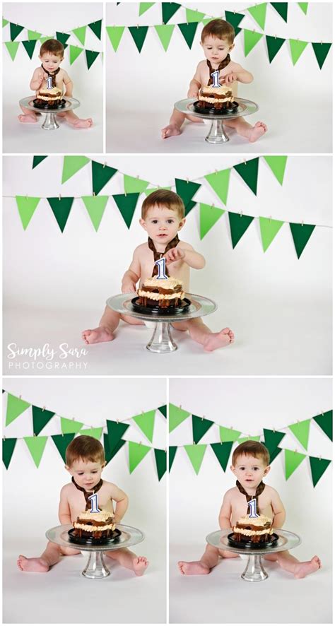 1 Year Old Boy Photo Shoot Ideas And Poses Indoor Session Cake Smash