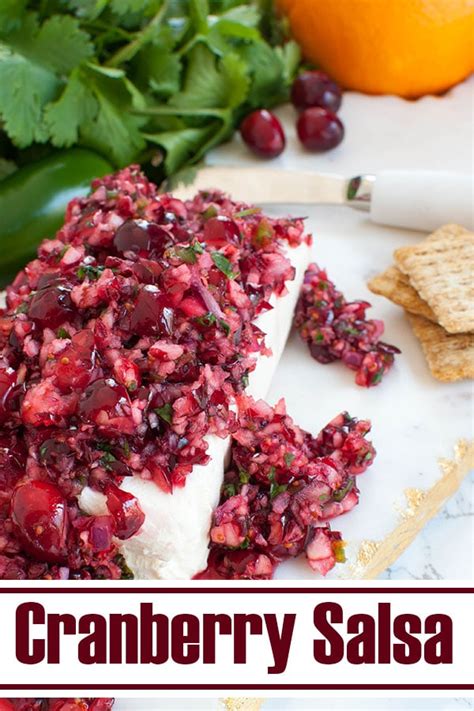 Cranberry Jalapeno Dip And Salsa Dip Recipe Creations