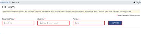 Manual Filing Nil Form GSTR 1 Online By Normal Taxpayers