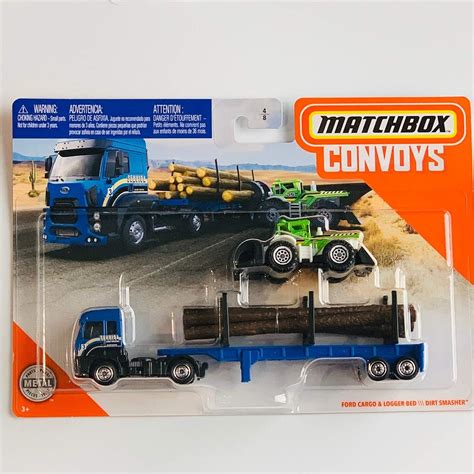 Matchbox Convoys Series Ford Cargo And Logger Bed Dirt Smasher Amazon