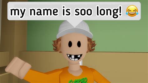 When Your Name Is Too Long 😂 Meme Roblox Youtube