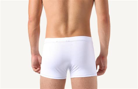 Intimissimi Stretch Cotton Boxers With No Elastic Waistband In White For Men Lyst