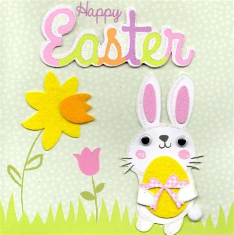 Bunny Happy Easter Greeting Card Cards