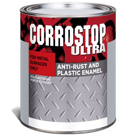 Sico Corrostop Ultra Anti Rust Paint Black Gloss Alkyd 946 Ml