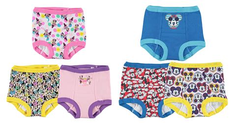 They have elastic at the waist and legs and don't have tab closures like a regular diaper. Disney 3-Pack Potty Training Pants Mickey Boys' Or Minnie ...