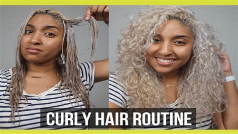 Curly Hair Routine My Hair Journey Youtube