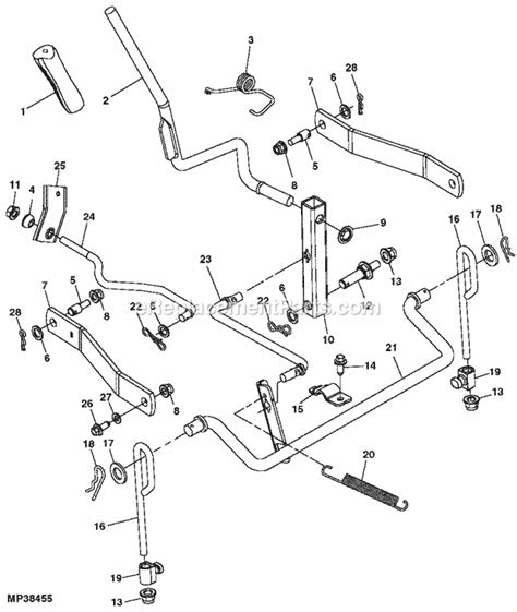 John Deere La105 Deck Belt Diagram Wiring Diagram Pictures