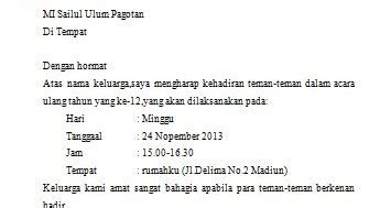 Semarang 21 oktober 2018 buat. Bikin Surat Undangan Ulang Tahun - kartu ucapan keren