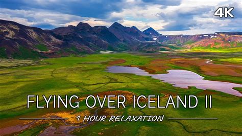 Flying Over Iceland Ii Aerial Nature Sceneries With Ambient Music 4k