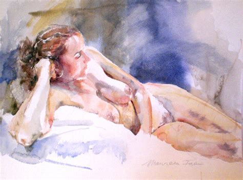 More Watercolor Nudes On Behance