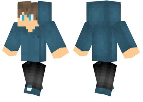 Dark Blue Hoodie Minecraft Skins