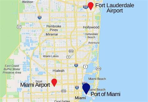 Fort Lauderdale Airport To Miami Crusie Port New Guide Fort