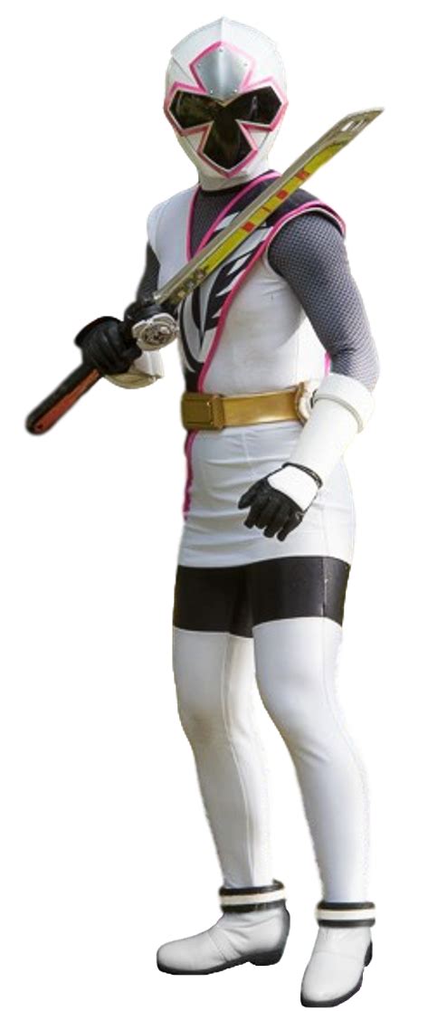 Ninja Steel White Ranger Transparent By Camo Flauge Power Rangers