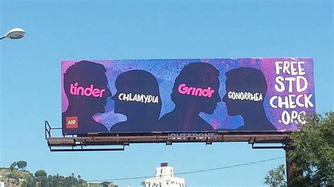 tinder clashes with aids healthcare foundation over std billboard