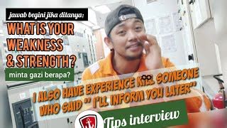 Tips Cara Menjawab Pertanyaan Yang Biasa Ditanyakan D Doovi