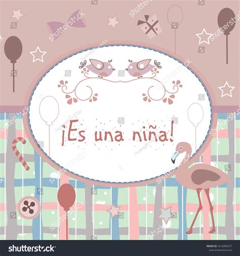 Es Una Nina Means Its A Girl In Spanish Royalty Free Stock Photo
