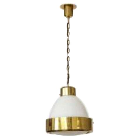 Midcentury Opaline Pendant Lamp With White Glass 1960s Mid 20th