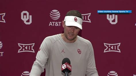 Ou Football Lincoln Riley Press Conference Youtube