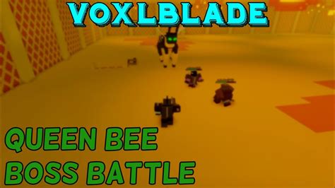 Queen Bee Boss Fight Bee Dungeon Voxlblade Youtube