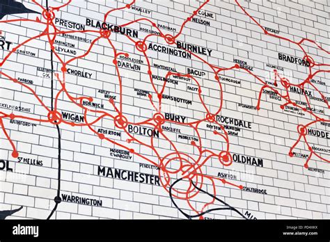 Mapa de manchester victoria fotografías e imágenes de alta resolución