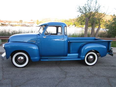 1950 Chevy 3100 Pickup Deluxe 5 Window Cab All Original Restored