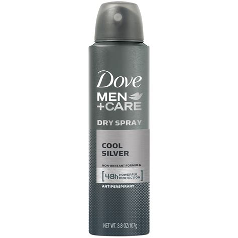 Dove Mencare Dry Spray Antiperspirant Deodorant Cool Silver 38 Oz
