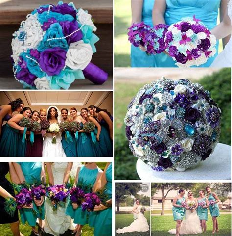 Funny Ideas Of Purple And Teal Color Themed Wedding Wedding World