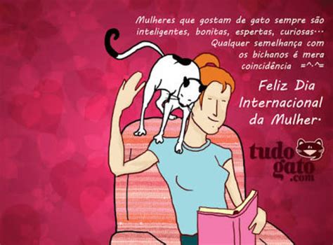 Pin De Maria Annes Em Mulheres Com Gatos Feliz Dia Internacional Das