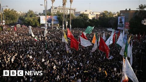 Qasem Soleimani Mourners Flood The Streets As Body Returns To Iran
